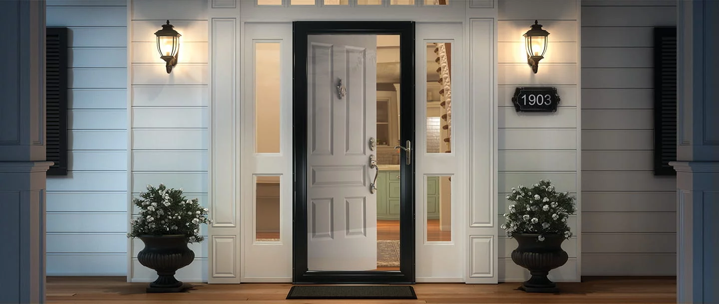 exterior solid Lacquered wooden door